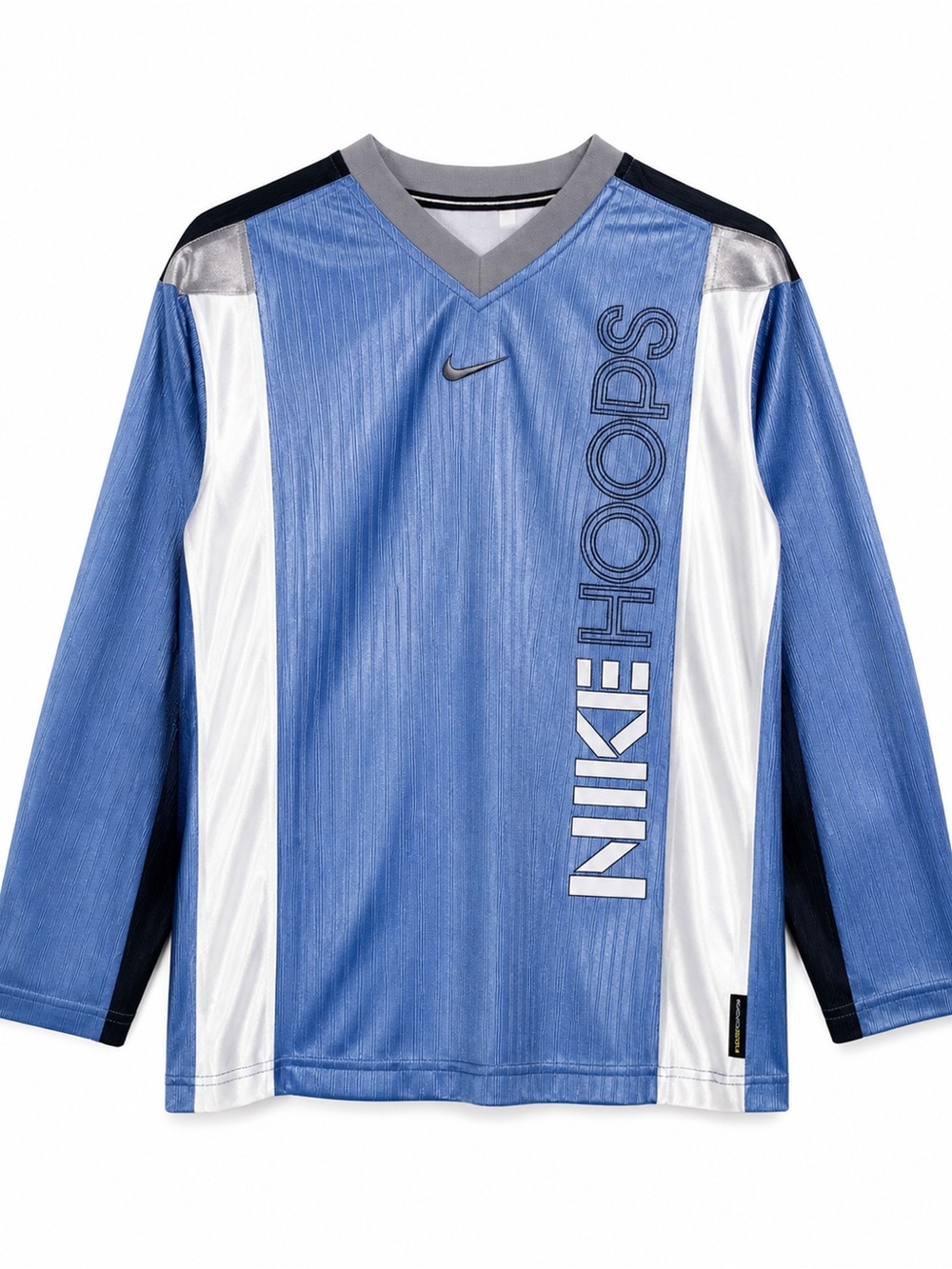 Nike Vintage Y2K Boys Medium Blue Jersey Shirt 2005 Basketball Athletic Top